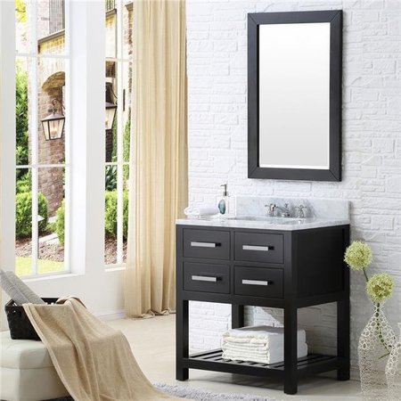 PROCOMFORT 30 in. The Madalyn Collection Single Sink Bathroom Vanity; Espresso PR948299